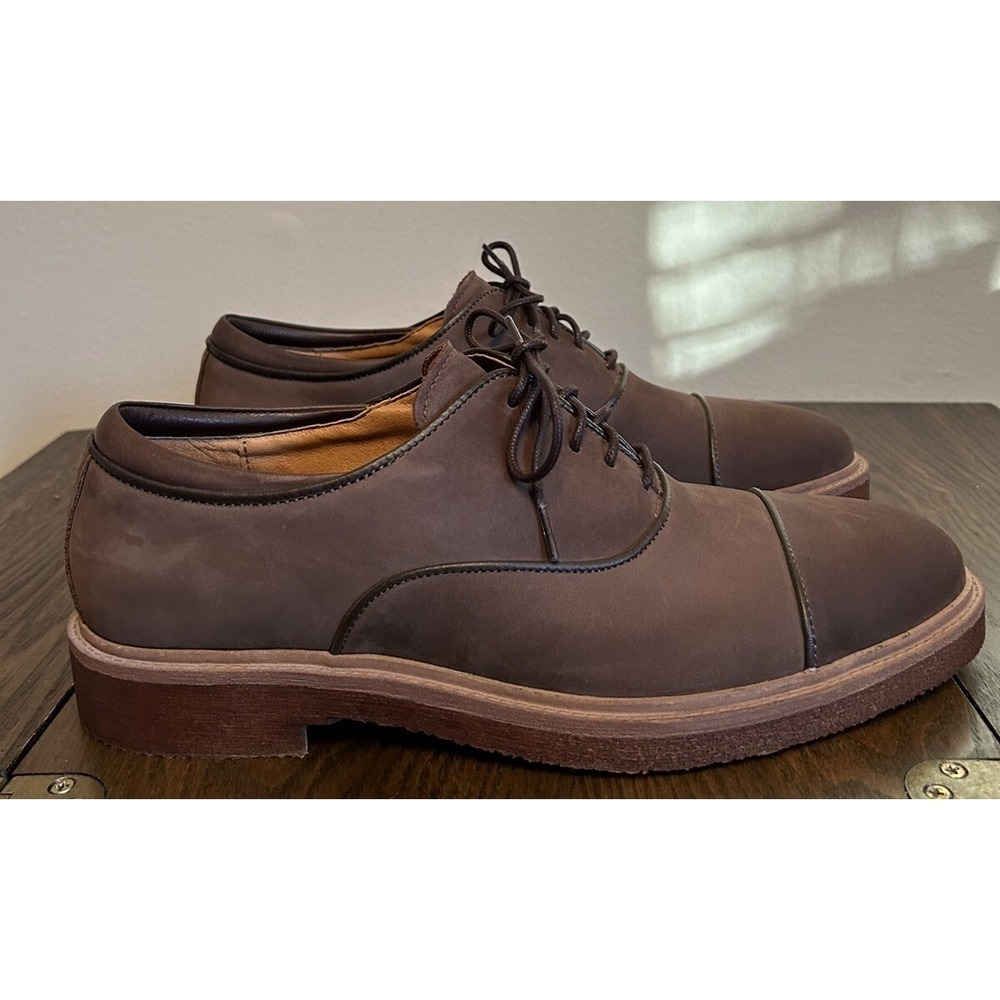 Vintage Foundry Men's Lester Oxfords‎ Shoe Brown Size 10